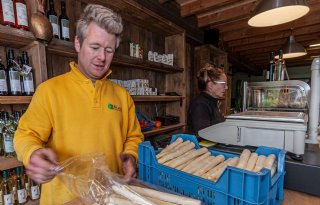 Asperges vliegen de deur uit in Groesbeek