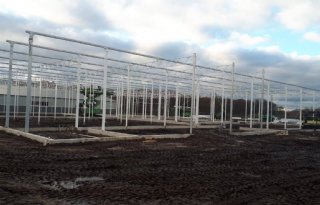 Nieuwbouw onderzoekslocatie zachtfruit Delphy in Horst vordert