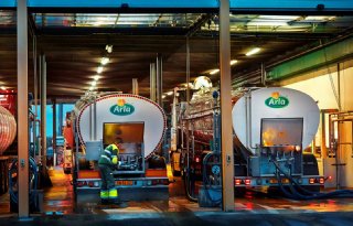 Melkprijzen Arla dalen in februari licht