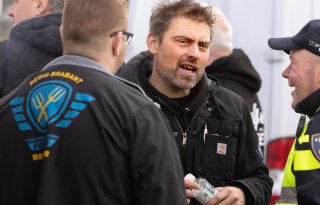 Boerenprotest FDF bij provinciehuis Utrecht om gebiedsplannen