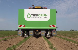 Spotsprayen met heet water in plaats van chemie