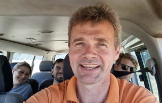 Oekraïne-vlogger Kees Huizinga: 'Auto vol met diplomaten'