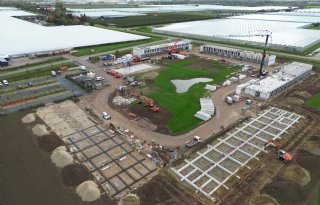 Aardbeienteler stampt huisvesting voor vierhonderd werknemers uit de grond