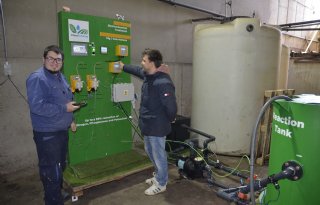 Elektrolyse maakt water van dunne fractie op varkensbedrijf