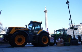 Britse boeren demonstreren in hartje Londen tegen belastingplan