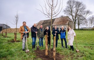Agrariërs in Hoeksche Waard planten duizenden bomen en struiken