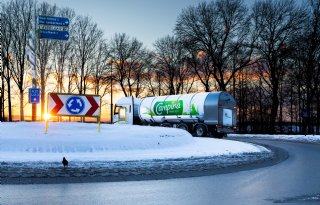 Melk tientallen ondernemers niet opgehaald door winterweer