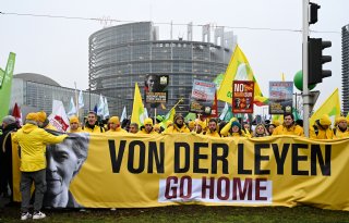 Traangas en vuurwerk bij nieuw boerenprotest in Straatsburg