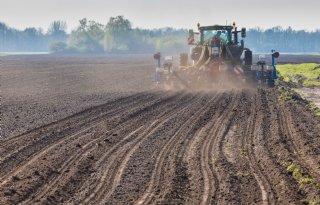 Maiszaaier maakt eerste meters van het seizoen