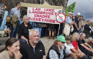 Deens boerenprotest tegen CO2-belasting in volle gang